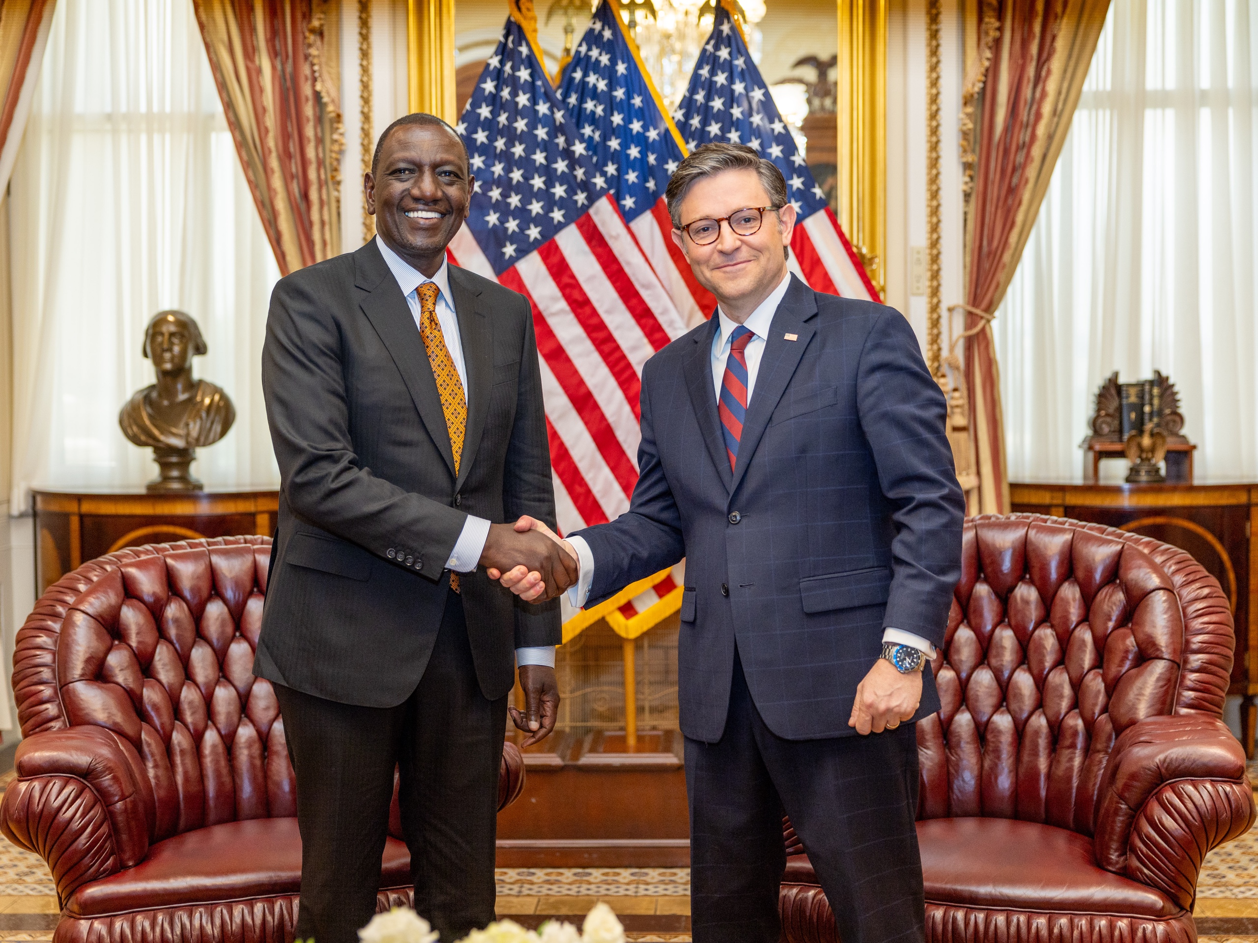 Kenya’s President Ruto Meets With US House Speaker During State Visit